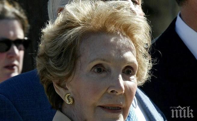 Почина бившата първа дама Нанси Рейгън