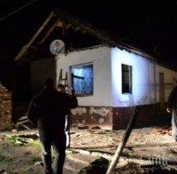 КОШМАР В ДИМИТРОВГРАД! Торнадо връхлетя града, отнесе над 30 къщи!