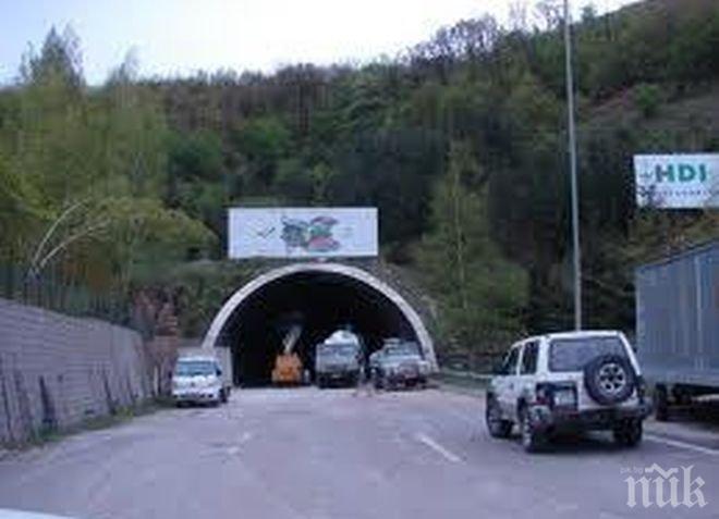 Движението през тунел Витиня е възстановено