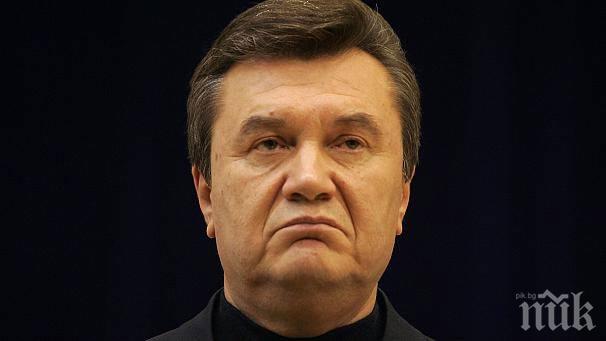 Главната прокуратура на Украйна е предложила да разпита Виктор Янукович чрез видео връзка