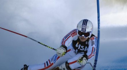 теса уорли детронира тина мазе гигантския слалом