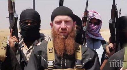 вижте министърът отбраната ислямска държава омар чеченеца смразява кръвта зверствата плаши рижата брада снимки