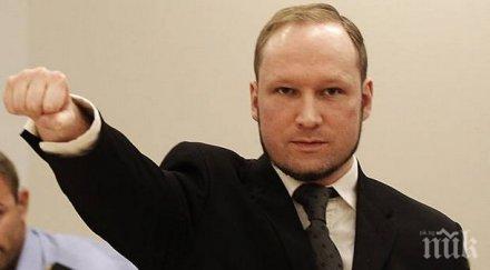 масовият убиец андерш беринг брайвик съди норвежката държава
