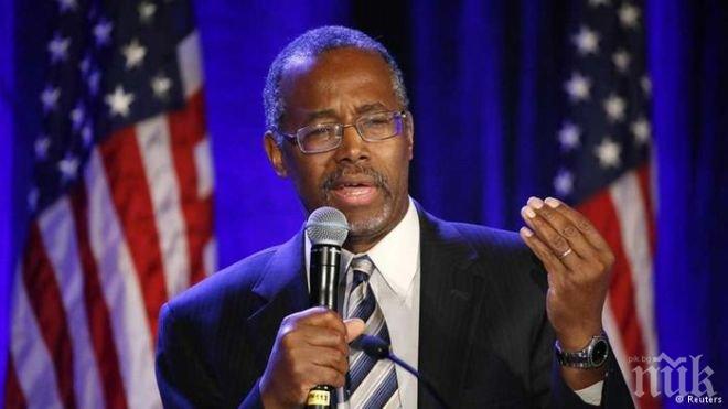 Бен Карсън потвърди подкрепата си за Доналд Тръмп в президентската надпревара