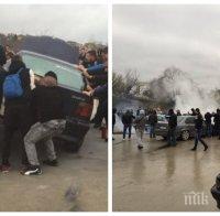 Огнен екшън! Баварец се запали на огнено шоу във Варна! Младокът се размина на косъм от смъртта! (снимки) 