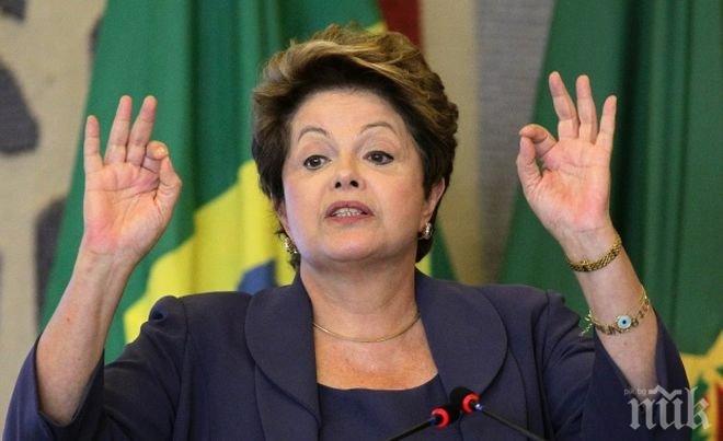 Над 3 милиона души искаха оставката на Дилма Русеф на протести в Бразилия