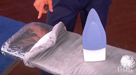 покрива дъска гладене алуминиево фолио причината просто брилянтна