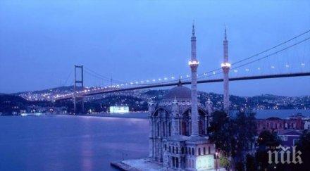 взрив изоставената кола моста истанбул