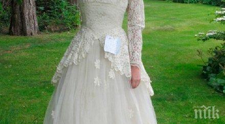 млада майка също пожела дари балната рокля