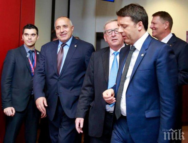 Вижте как мина визитата на премиера Борисов в Брюксел (снимки)