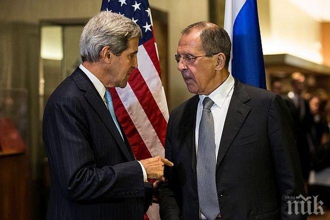 Кери и Лавров обсъдиха процеса на урегулиране в Сирия