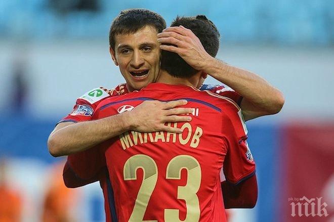Звезда на ЦСКА (Москва): Миланов е млад и непостоянен, но ще се наложи
