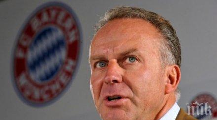 румениге предупреди сити купят нито един футболист байерн