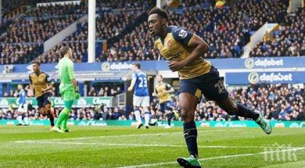 арсенал върна битката титлата победи евертън лекота видео