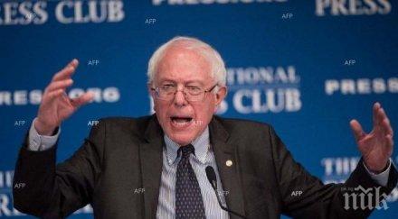 февруари сандърс похарчил повече предизборни милиони клинтън тръмп круз