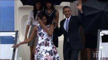 барак обама пристигна хавана обновена