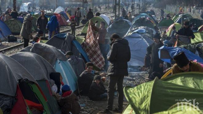  Мигрант се е подпалил на границата между Македония и Гърция
