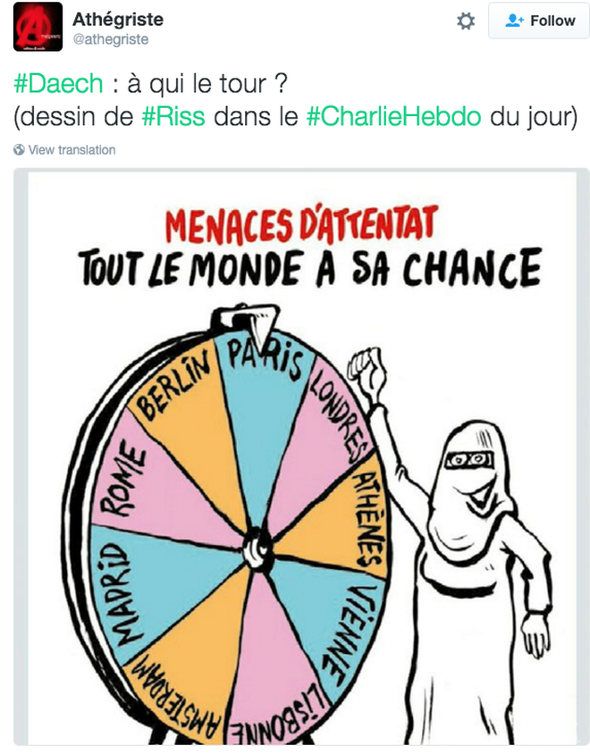 Шарли Ебдо с пророческа карикатура