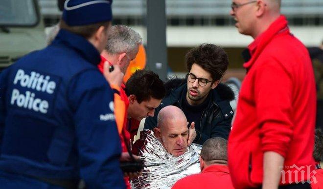 ИЗВЪНРЕДНО! АДЪТ ПРОДЪЛЖАВА! Хора пищят под руините на метрото в Брюксел (видео)
