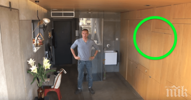 Когато майка му вижда апартамента му, е притеснена и ужасена! Но когато той докосва стените, никой не вярва на очите си!