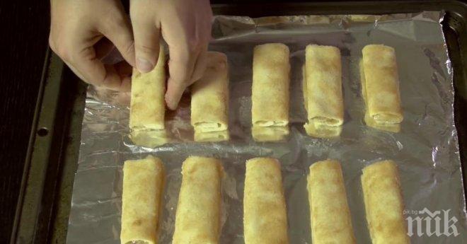 Този десерт се нуждае от продукти, които има всеки у дома, и отнема само 15 минути, а гостите са впечатлени!