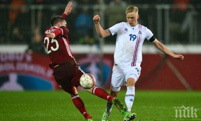 Дания взе скандинавското дерби с Исландия