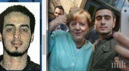 арабинът селфито меркел терористът брюксел вижте снимката