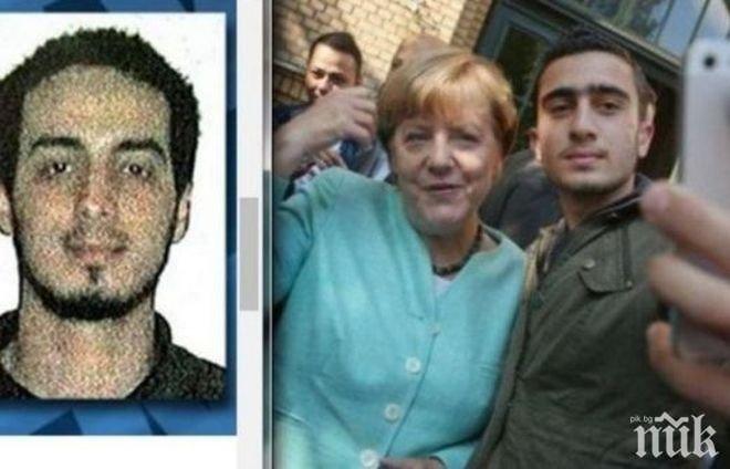 Арабинът от селфито с Меркел не е терористът от Брюксел! Вижте кой е на снимката! 