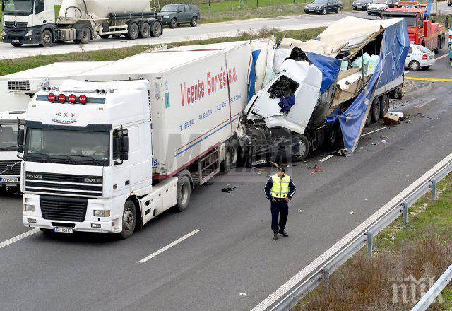 Загиналият на Тракия софиянец заспал зад волана