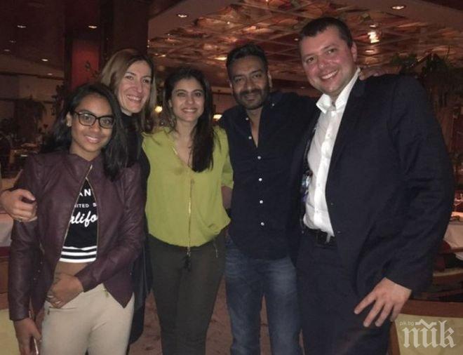 Министър Ангелкова се снима със звезди на Боливуд