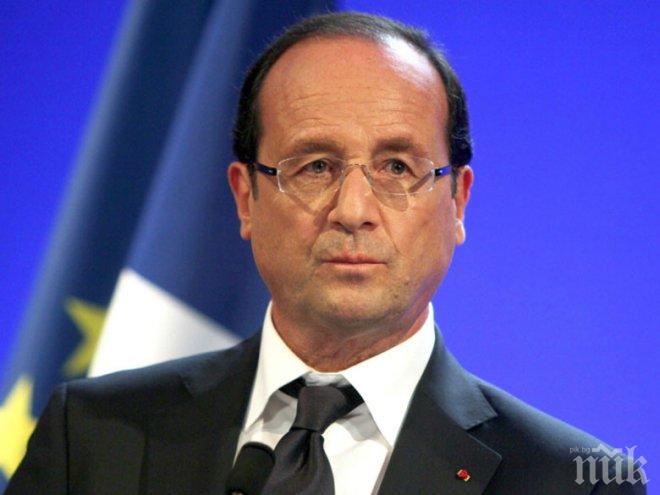  Оланд: Мрежата, която стои зад атентатите в Париж и Брюксел, е в „процес на унищожаване“
