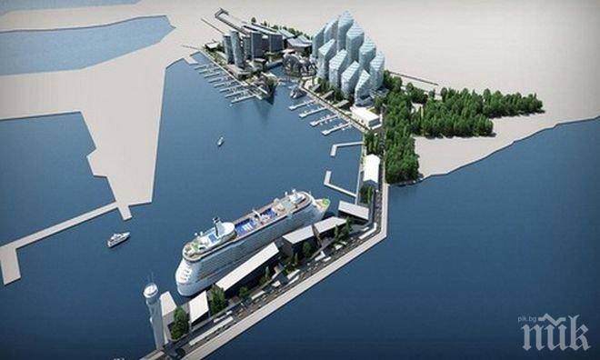 Изграждат супермодерен научно-изследователски център в бургаското пристанище (снимки)