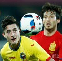 Испания не впечатли срещу Румъния в Клуж, Моци и Кешеру не играха