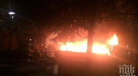 огромен пожар избухна жилищна сграда оае