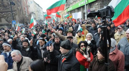 протестиращите поеха президентството галерия