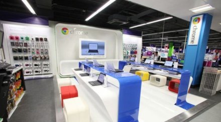 google отваря верига магазини сащ