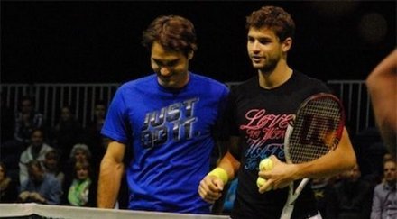 гришо тренира идола роджър федерер ротердам