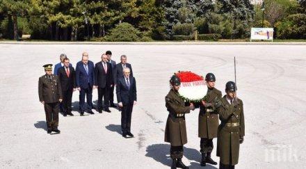 лютви местан колегите бяха посрещнати почетен караул анкара