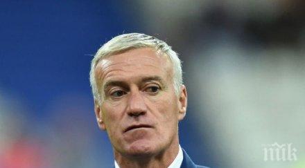 дешан притеснявам защитата франция