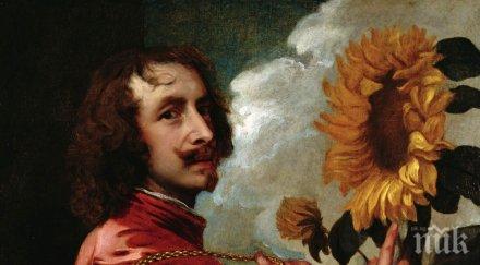 открит нов автопортрет ван дайк