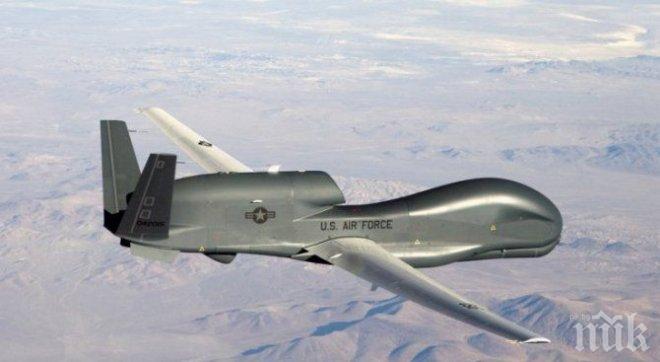 СКАНДАЛ! Руснаците засякоха американски дрон шпионин! Излязъл от България и снимал в Крим! 