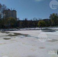 Пеещите фонтани в Пловдив бликват отново до седмица 