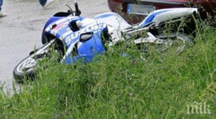 моторист катастрофира кресненското дефиле