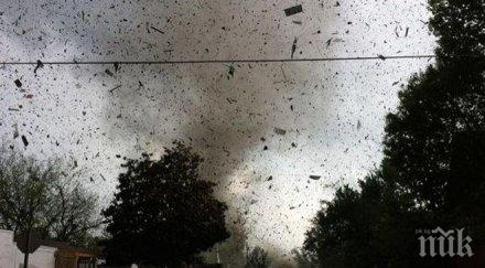 мощно торнадо удари североизточната част оклахома