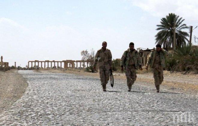 Първата група руски експерти пристигна в Сирия за разминиране на Палмира
