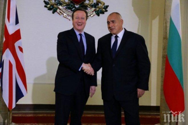 Камерън кани Борисов на форум в Лондон