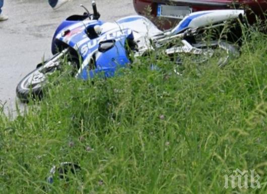 Моторист катастрофира в Кресненското дефиле