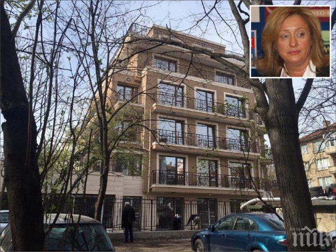 САМО В ПИК! Скандалната данъчна длъжница Венелина Гочева си купила мезонет за 350 000 евро в училищен двор! Вижте къде се шири медийната шефка (снимки)