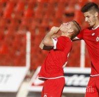 ЦСКА допусна два гола, но отново разгроми съперника си