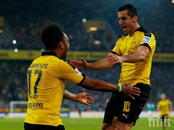 Дортмунд запази интригата за титлата след драматичен обрат с Вердер